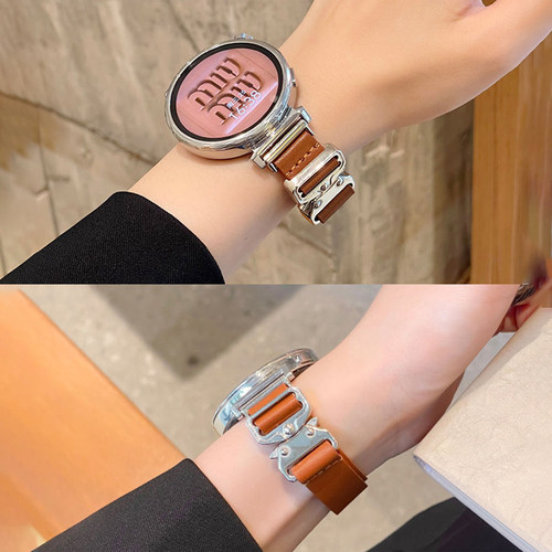 sanD-P华为GT5牛头伞扣皮质表带