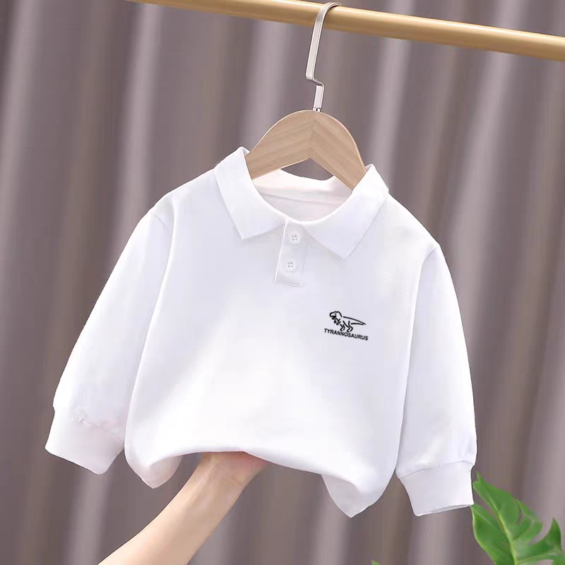 纯棉男童POLO衫长袖T恤2025春秋季新款中小儿童宝宝百搭帅气上衣,童装/婴儿装/亲子装,儿童POLO衫,淘宝优惠券,粉丝福利购,淘宝优惠卷