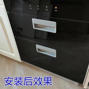 z消毒柜有机玻璃面板一件定制 黑色高反光压克力嵌入式