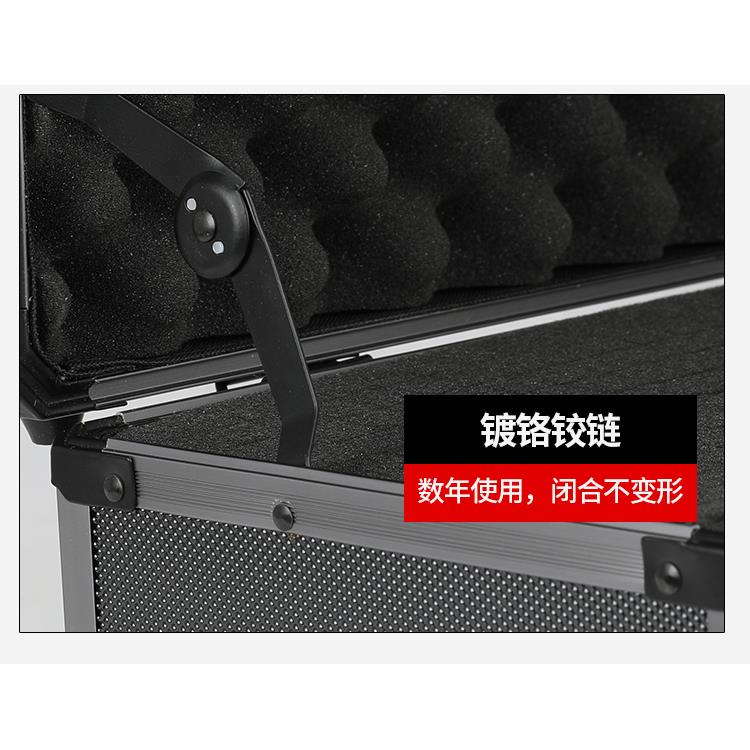 手提式铝合金工具箱仪器设备安全箱子模型工具盒渔具多功能收纳箱
