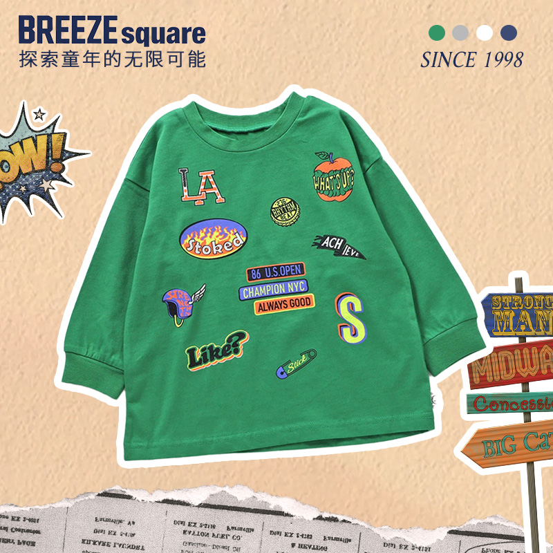 BREEZEsquare美式复古T恤卫衣