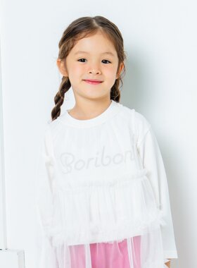 BREEZEsquare专柜同款|长袖T恤女童宽松100棉上衣梦幻日系D106036