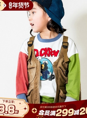 BREEZEsquare儿童马甲可调节宝宝马甲多口袋儿童工装拉链R415013