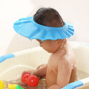 宝宝洗头神器儿童洗发帽浴帽婴儿洗澡防水帽0 10岁小孩护耳浴帽
