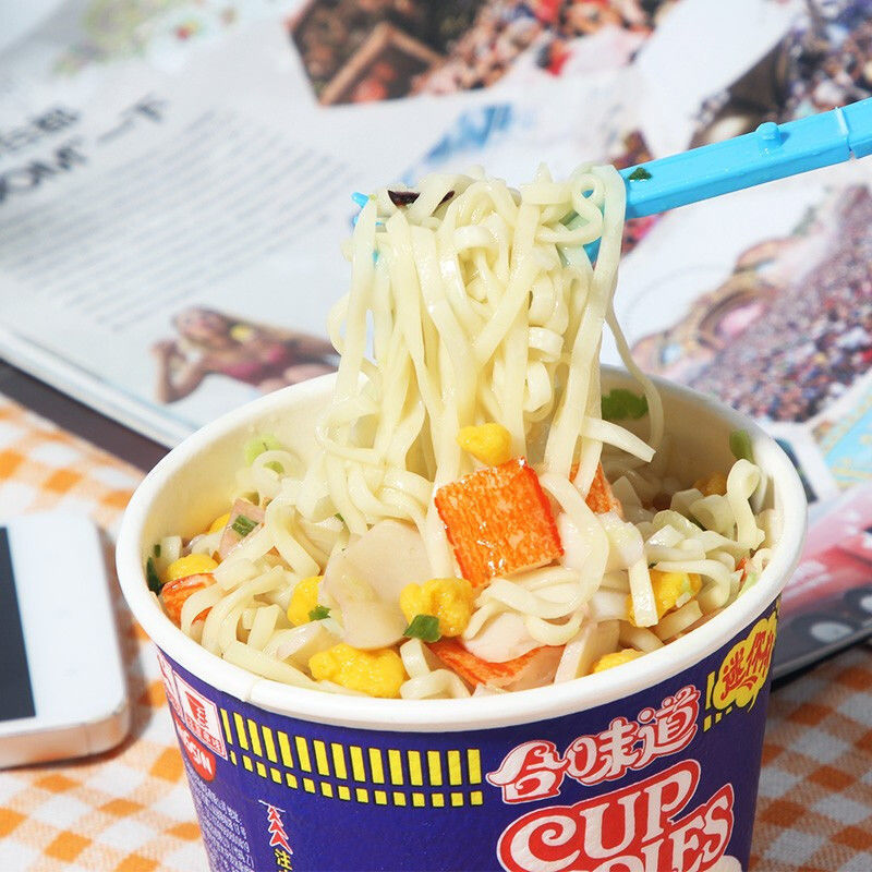日清合味道杯面方便面整箱12杯泡面开杯乐速食夜宵食品即食面