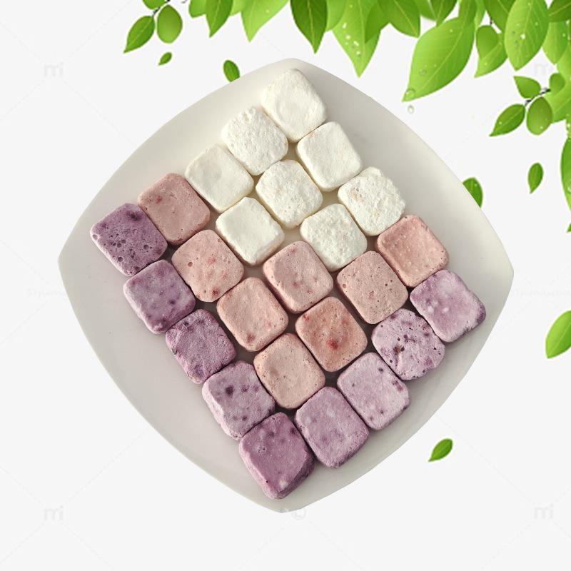 冻干酸奶块爆款水果酸奶脆蓝莓草莓黄桃火龙果多种口味果粒酸奶块