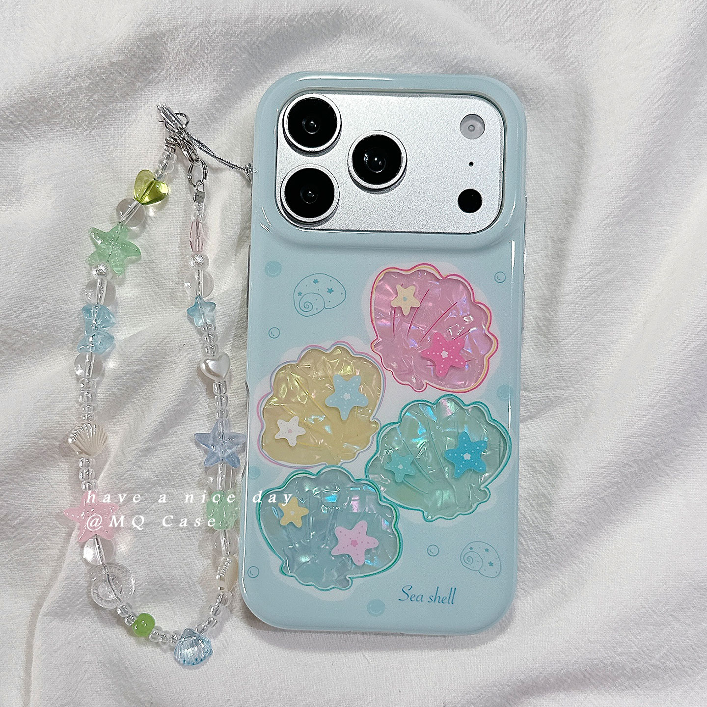 适用于iPhone简约小众链条手机壳