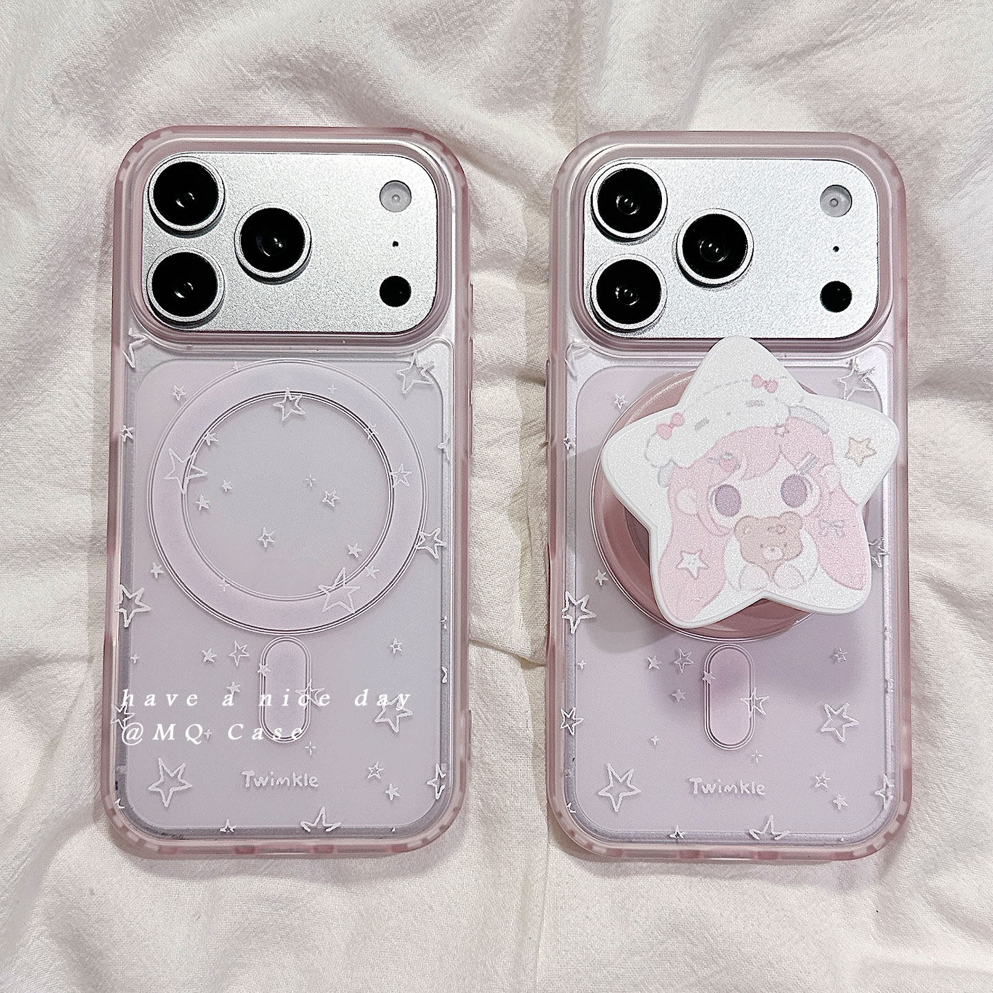 ins简约星星适用苹果17手机壳iPhone17Promax新款16高级感15磁吸保护套硅胶防摔全包带支架超薄磨砂女款软壳p