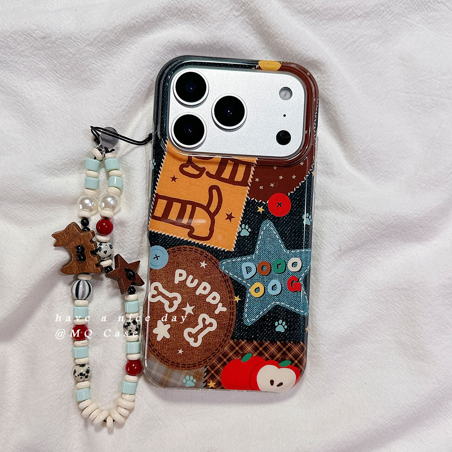 ins复古牛仔纹卡通适用iPhone17promax手机壳苹果16新款15/13/14高级感17Pro保护套硅胶防摔全包边带链条软女,3C数码配件,手机保护套/壳,淘宝优惠券,粉丝福利购,淘宝优惠卷