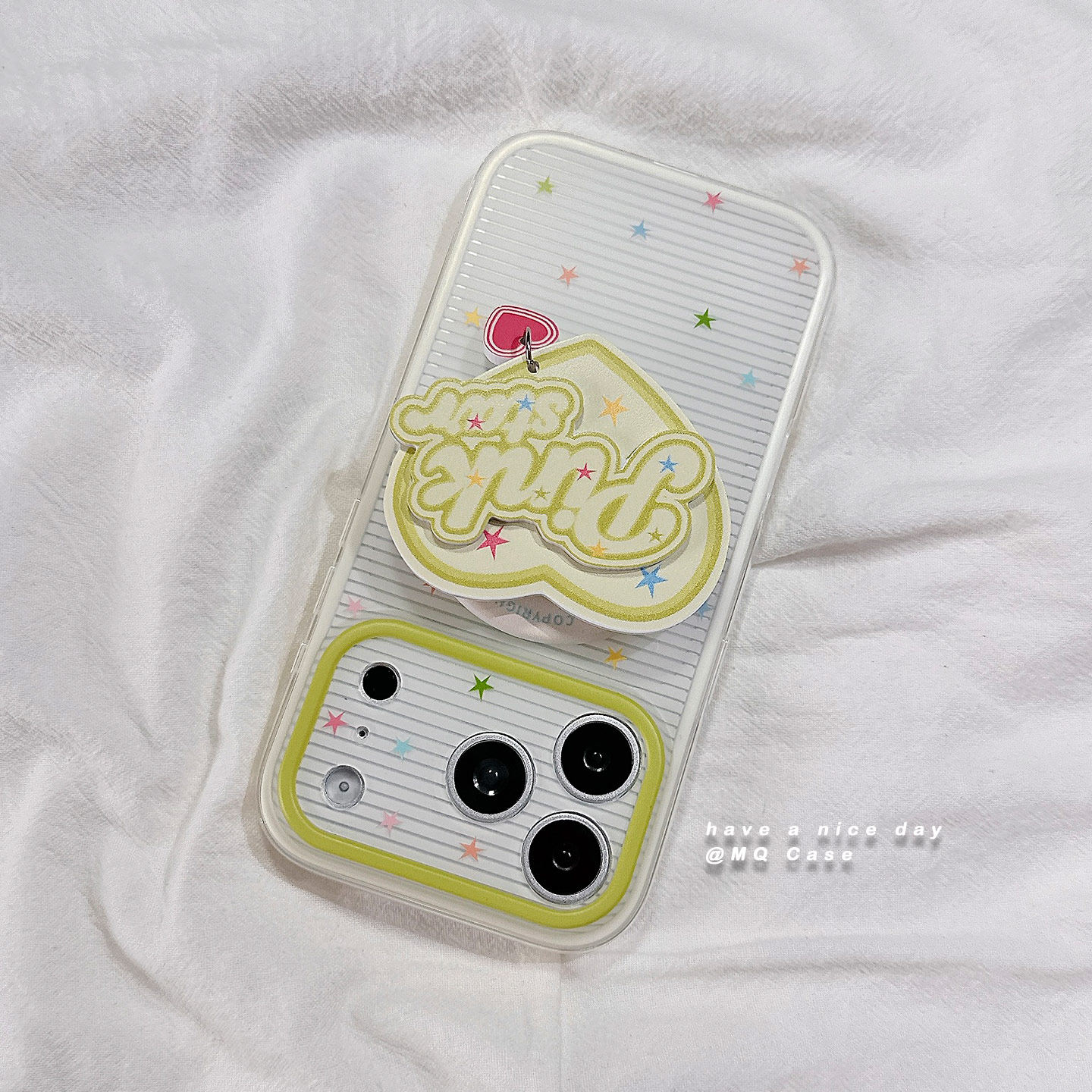 ins简约条纹星星适用苹果17手机壳iPhone17Promax新款16高级感15磁吸保护套硅胶防摔全包二合一带支架女款软p