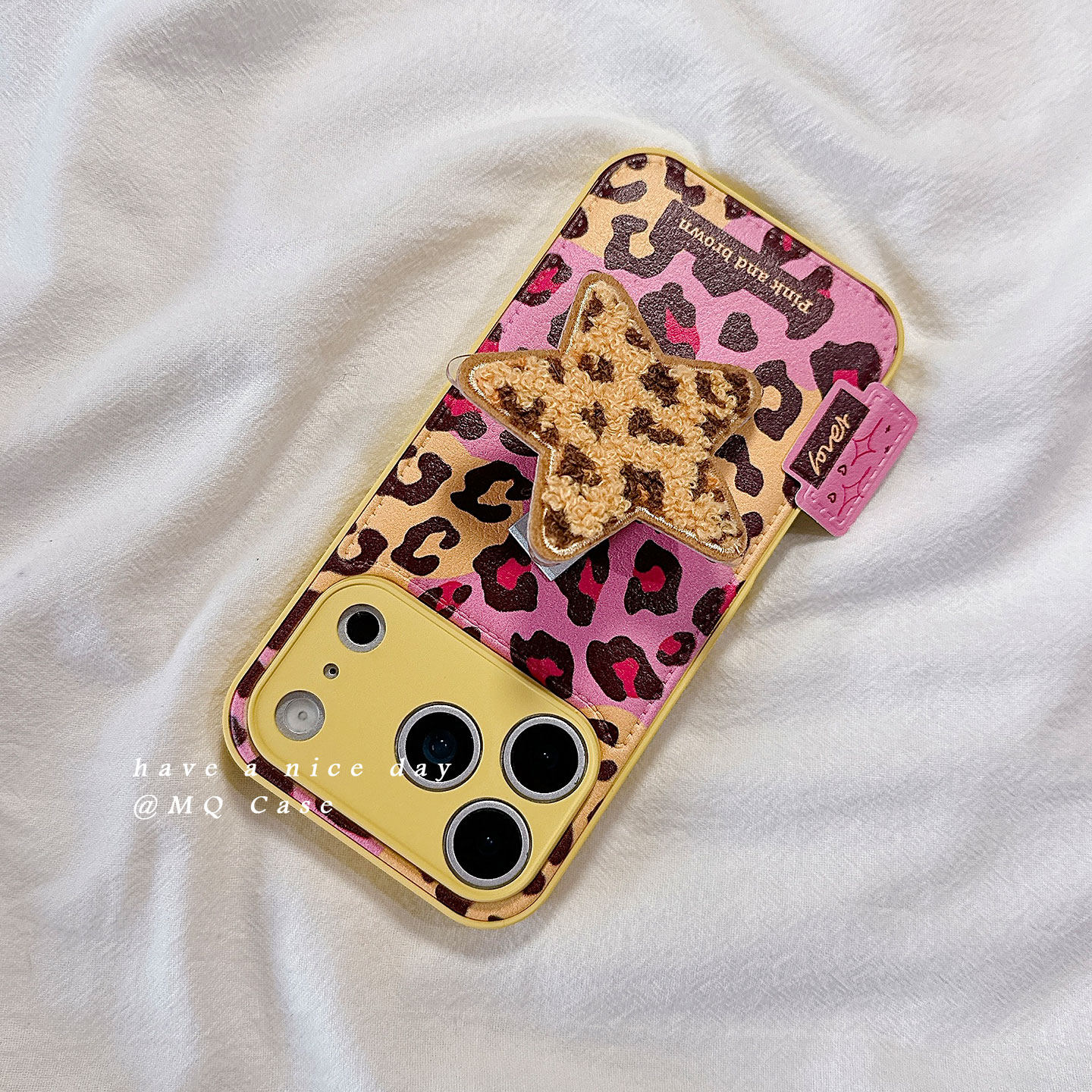 ins秋冬豹纹适用苹果17手机壳iPhone17Promax新款16高级感15保护套13硅胶14防摔全包镜头带支架女款仿皮软壳p