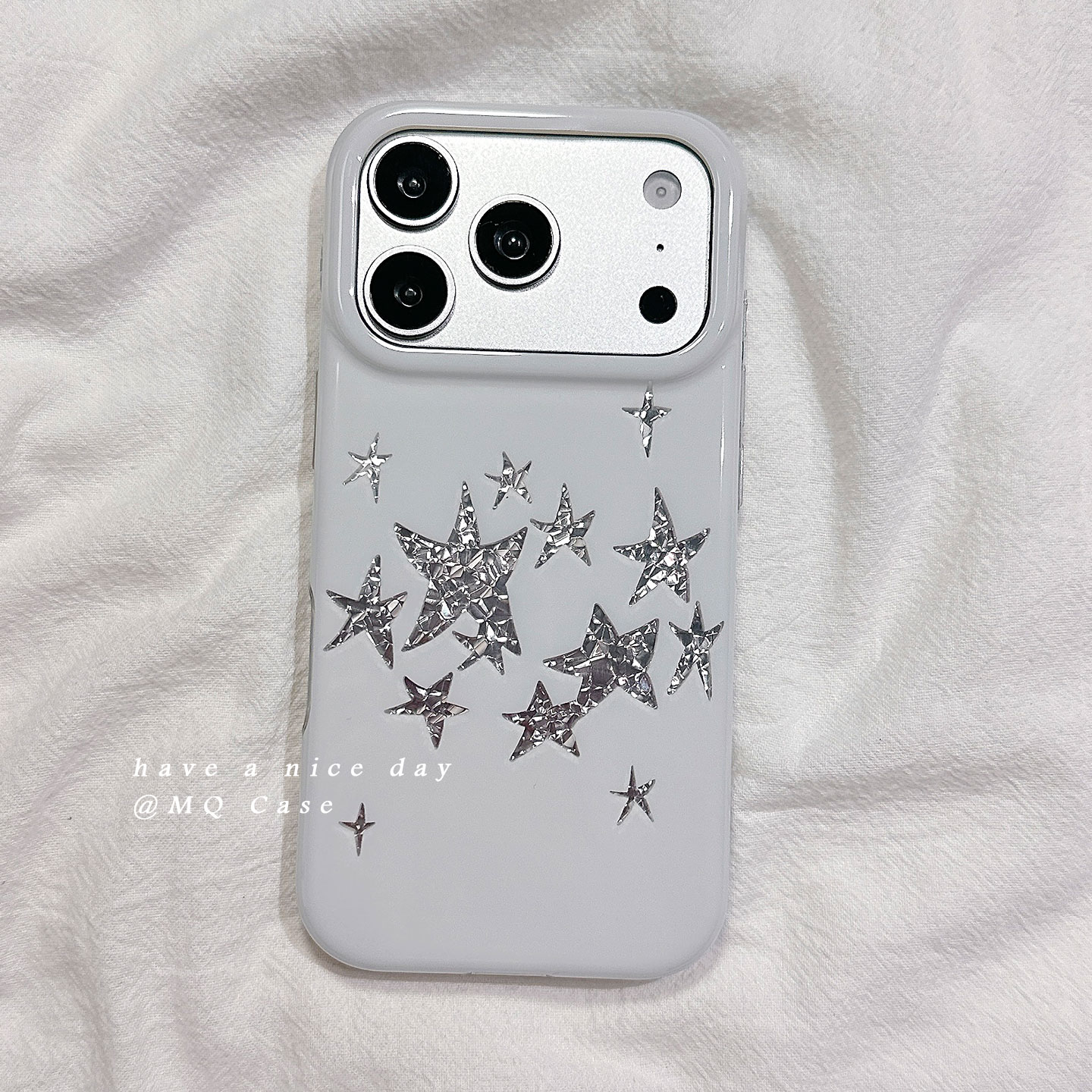 适用于iPhone简约星星小众手机壳