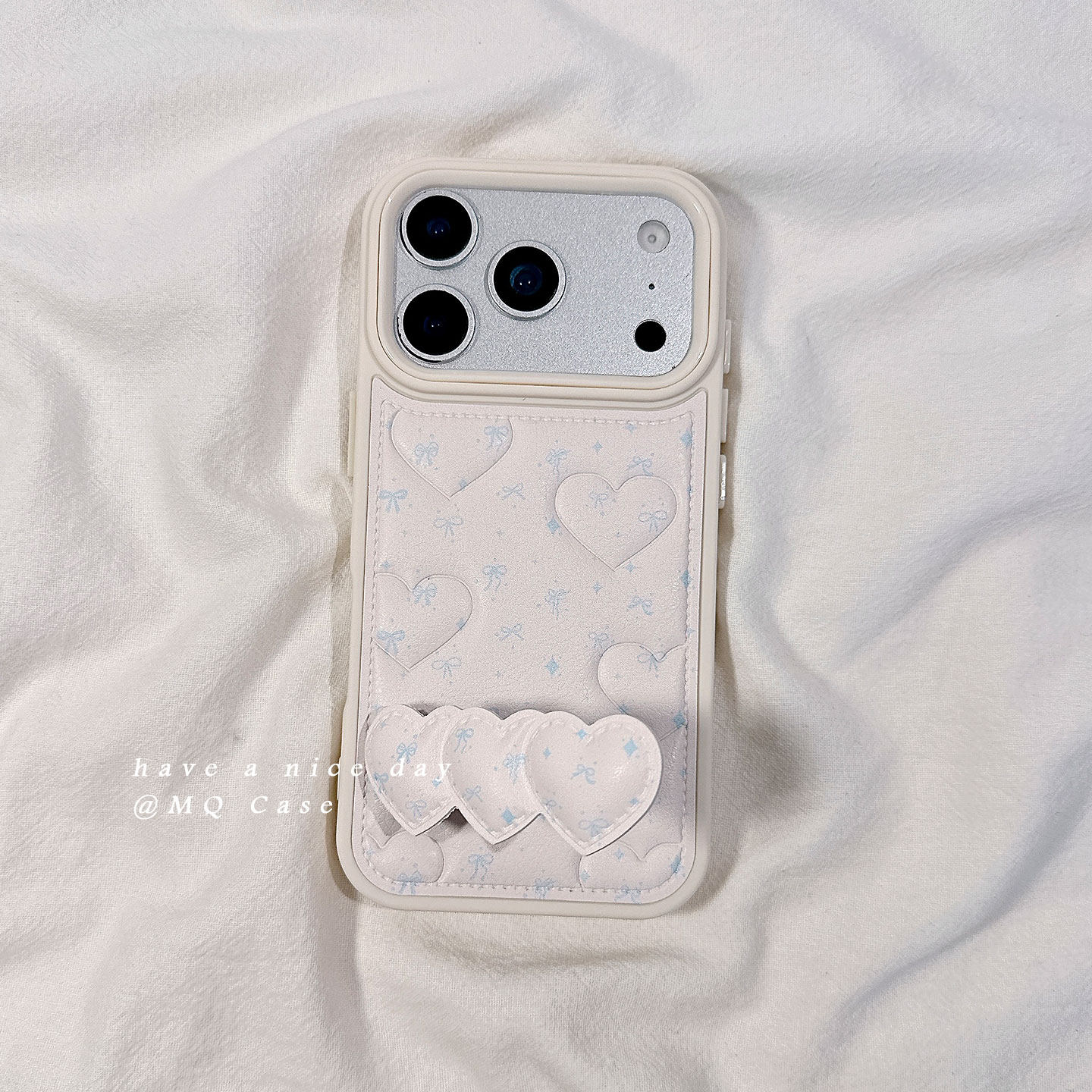 简约少女心蝴蝶结适用苹果17手机壳iPhone17Promax新款16高级感15保护套13硅胶14防摔全包带支架女款贴皮软壳