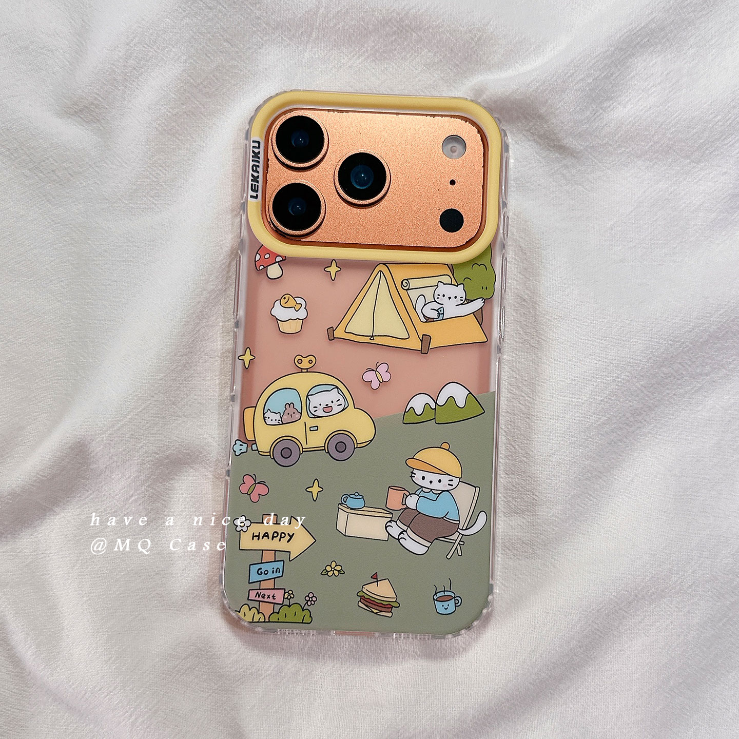 趣味可爱卡通适用iPhone17promax手机壳苹果16新款15/13/14高级感16Proma保护套硅胶防摔全包边磨砂软女男生p