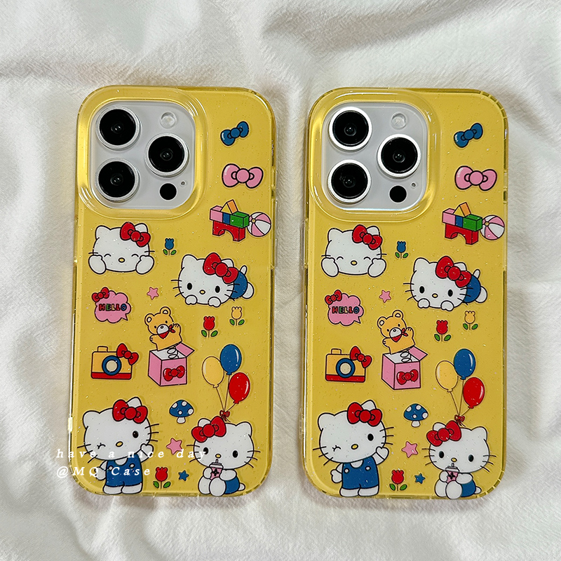 ins可爱卡通适用苹果16手机壳iPhone15Promax新款13/14高级感16promax保护套硅胶防摔全包创意日韩双层软壳女