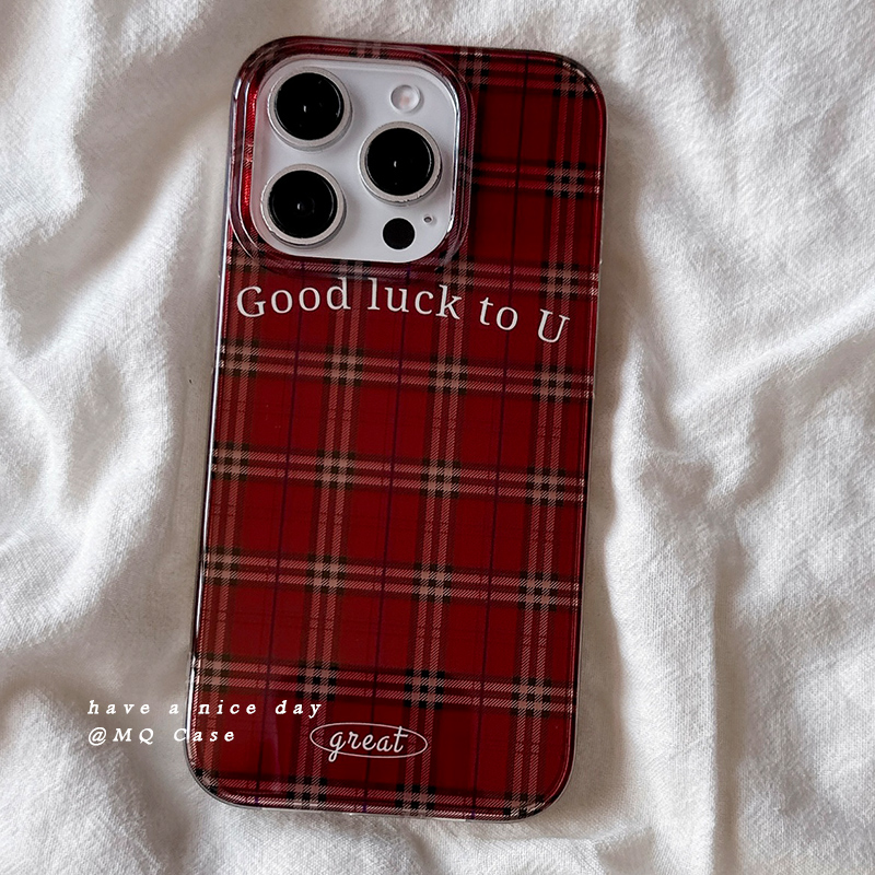 适用于iPhone亚克力简约手机壳