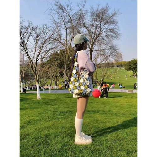 春日繁花手工编织毛线钩针DIY｜
