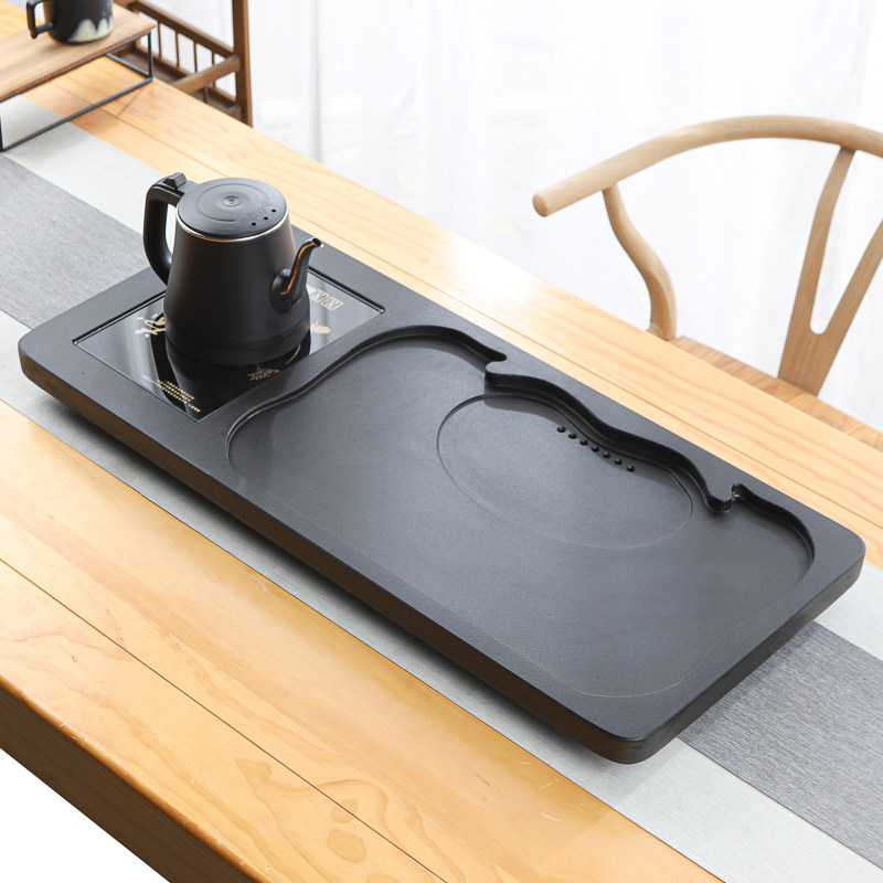 天然整块乌金石茶盘全自动一体茶具套装家用功夫单壶简约大小茶台,餐饮具,茶盘,淘宝优惠券,粉丝福利购,淘宝优惠卷