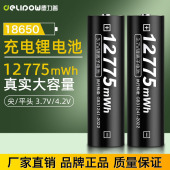 德力普 18650锂电池可充电大容量锂离子电池风扇手电筒电池充电器