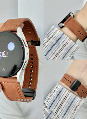 适用华为gt4智能手表表带watch4pro春夏gt3男watch3pronew女gt2e新款gtrunner真皮硅胶磁吸buds官方高级运动