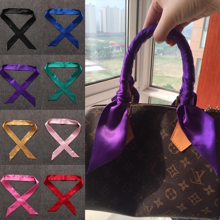 lv5&vv20缠手拎提包小丝带帮包包手柄丝巾纯色speedy飘带nano装饰