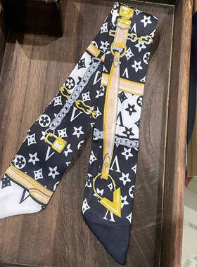 lv5&vv20缠包包小丝巾绑包丝带手柄缠带细窄长条发带绑带飘带配包