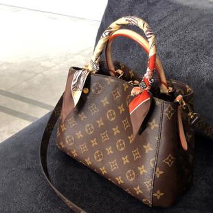 lv5&vv20绑手提包手柄保护丝巾飘带窄细真丝缠绕把手丝带丝带老花