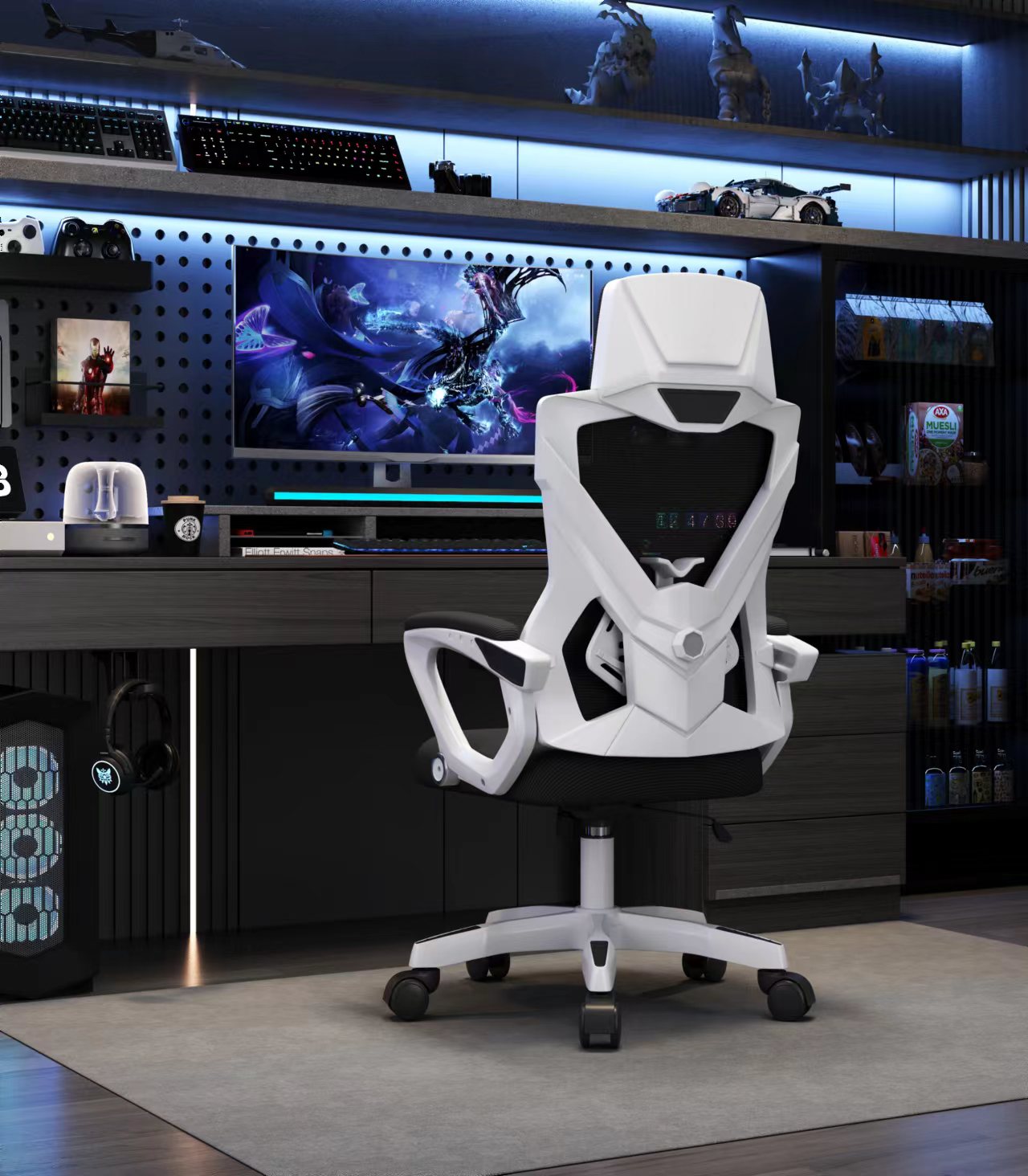 电脑椅人体工学椅家用办公椅久坐舒适电竞椅宿舍椅子可躺办公座椅