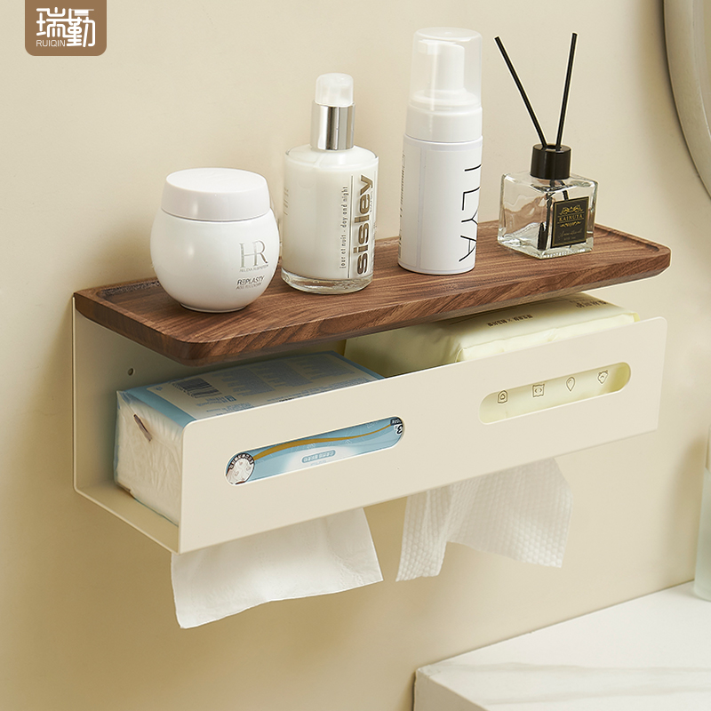 美拉德风卫生间双纸巾架