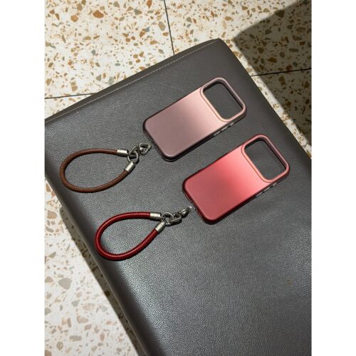 ins风极简风豆沙粉渐变手机壳适用iPhone18promax手机壳15新款17pro网红女款13创意全包防摔18pro超好看