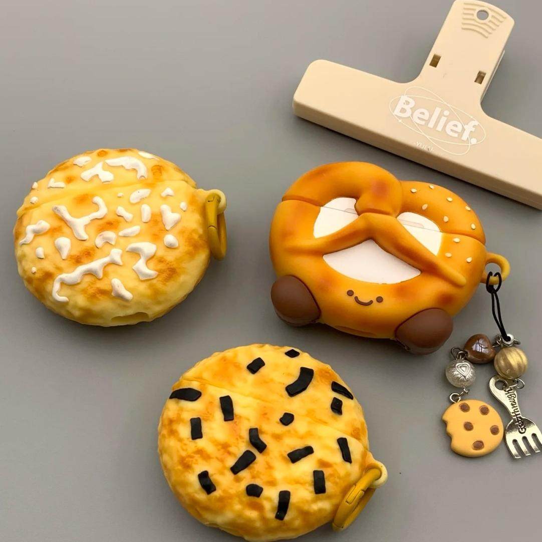 趣味搞怪雪饼带挂件适用airpods3保护套airpodspro2代苹果耳机保护壳airpods1/2耳机套硅胶三代pro2代软壳女,3C数码配件,耳机保护套,淘宝优惠券,粉丝福利购,淘宝优惠卷