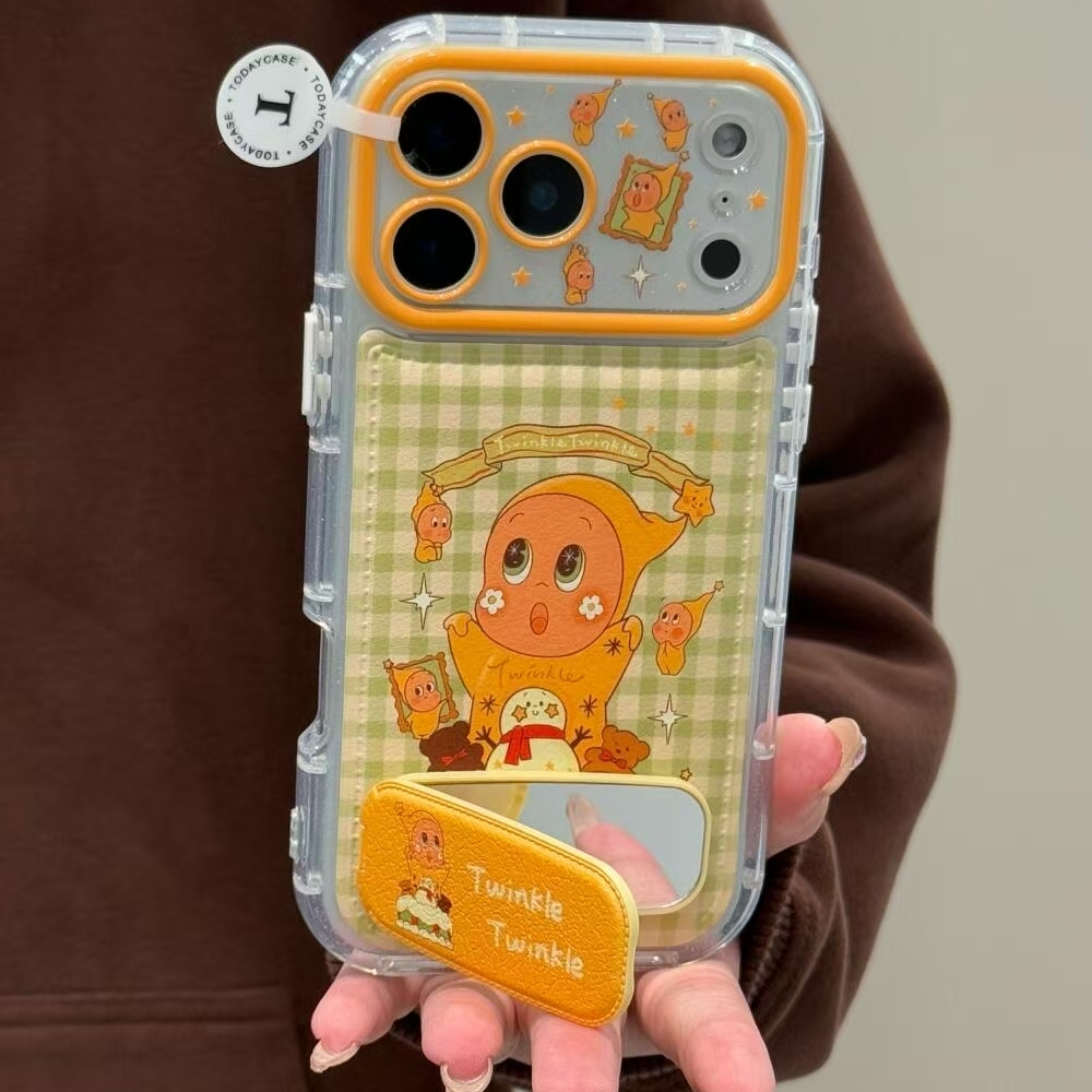 皮纹雪人蛋糕星星宝适用iPhone17promax手机壳15新款17pro网红女款13创意全包防摔16pro超好看17保护套