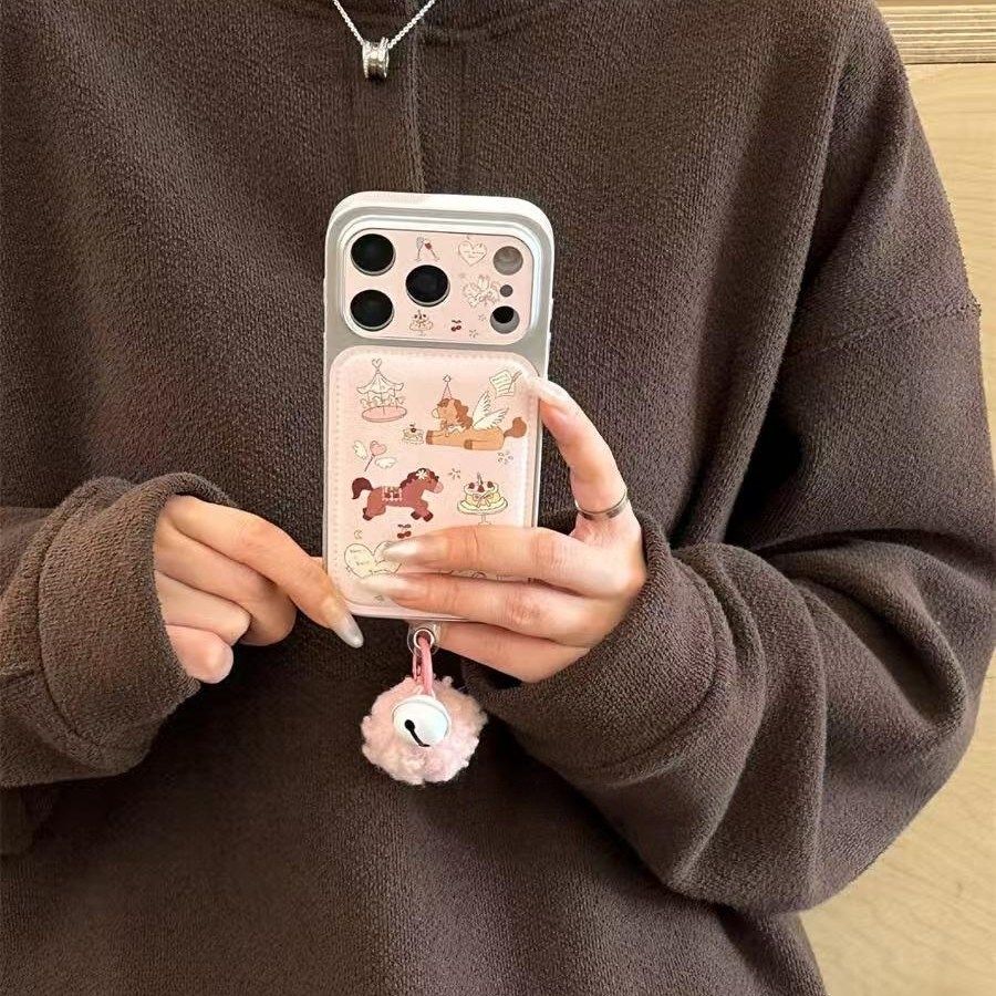 粉色日韩卡通蛋糕翅膀小马适用iPhone17promax手机壳15新款17pro网红女款13创意全包防摔16pro超好看17保护套,3C数码配件,手机保护套/壳,淘宝优惠券,粉丝福利购,淘宝优惠卷