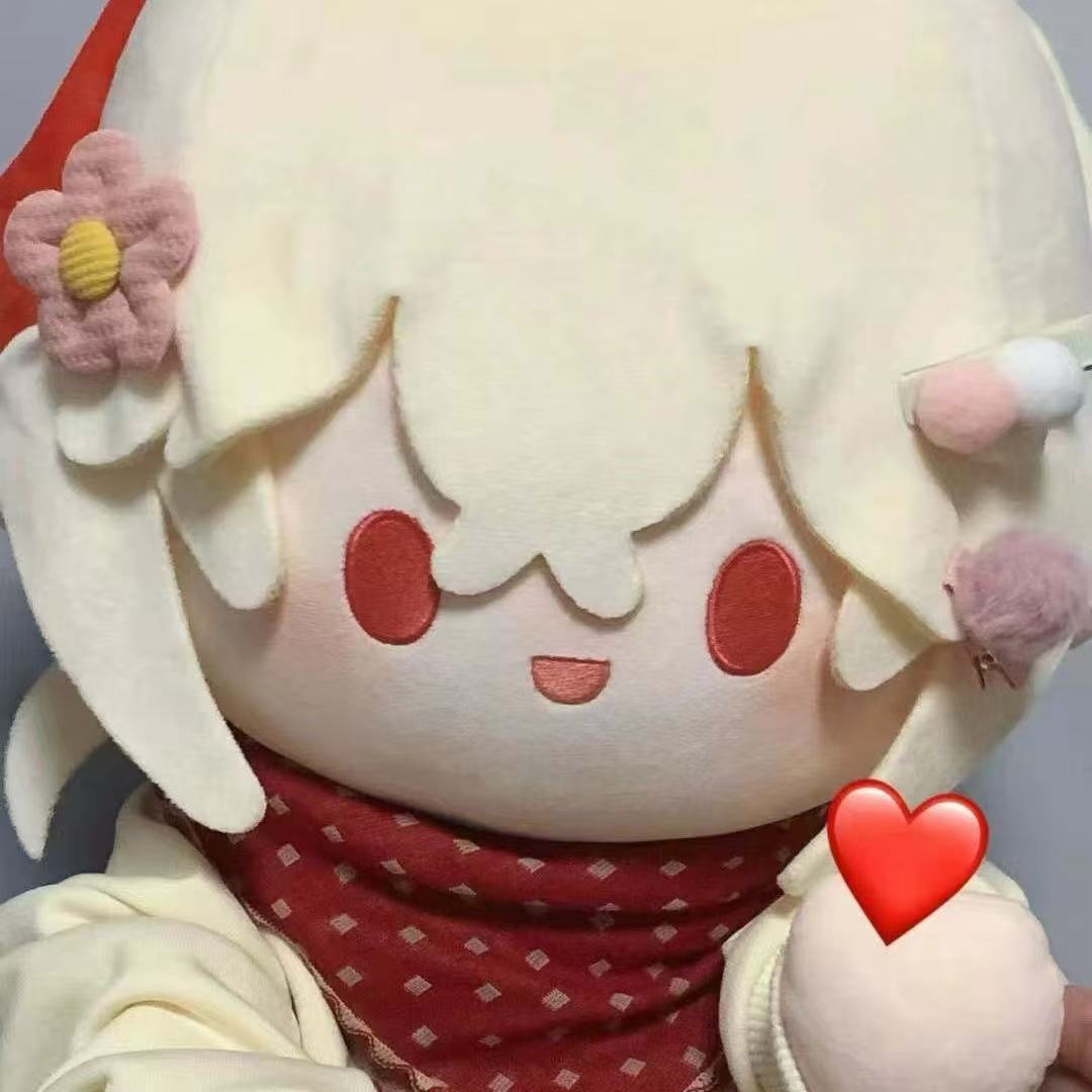 原创枫原万之叶神周边40cm棉花娃娃坐姿玩偶公仔换装二次元一番赏