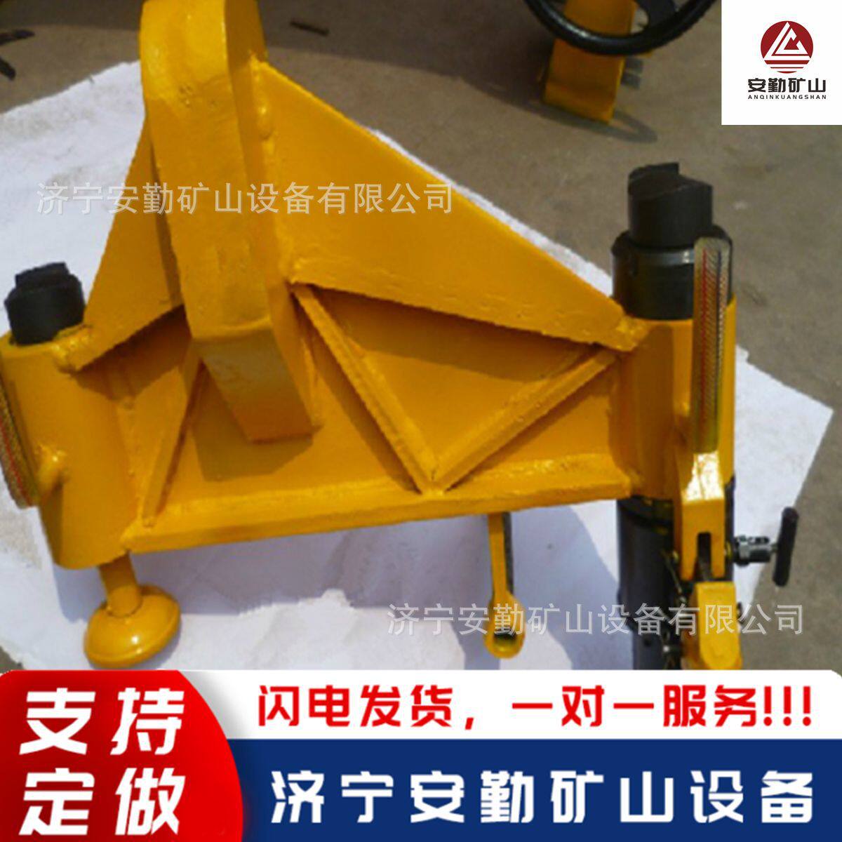 矿用轻轨钢轨便携式液压弯道器 矿用操作简单液压弯轨机轨道弯曲