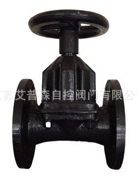 英标隔膜阀G46J-10衬胶直通隔膜阀丁基胶衬里零泄漏工业耐腐蚀阀