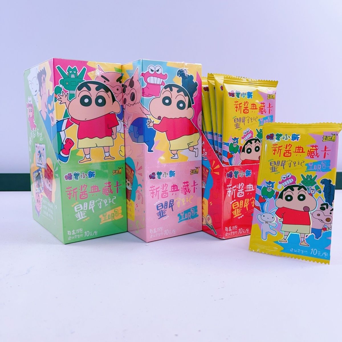 卡游蜡笔小新卡片显眼包