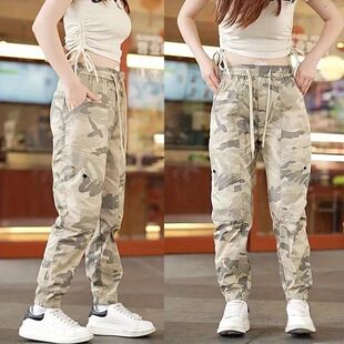 薄款 百搭裤 迷彩休闲裤 韩版 子纯色透气 男潮牌潮流运动男士 2025夏季