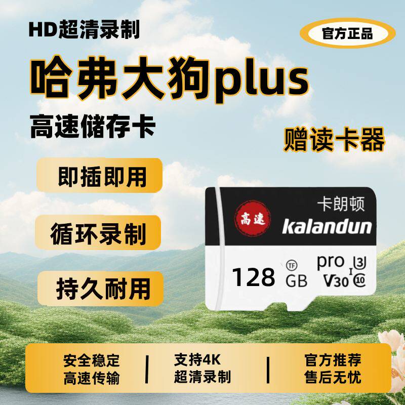 26款哈弗大狗plus行车记录仪专用高速内存卡全系适配高清存储tf卡