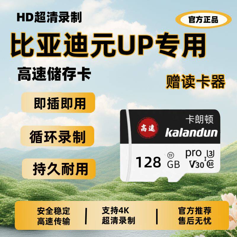 比亚迪元UP行车记录仪专用内存卡元UP哨兵模式高速存储卡tf卡sd卡