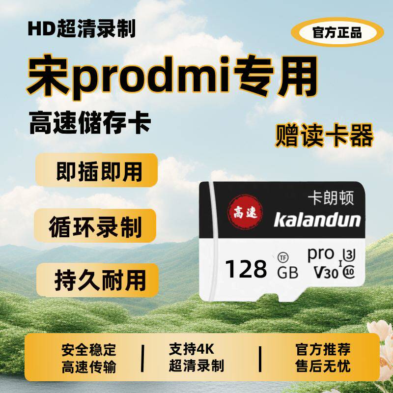 宋ProDmi行车记录仪专用内存卡比亚迪宋Pro哨兵存储卡tf卡高清sd