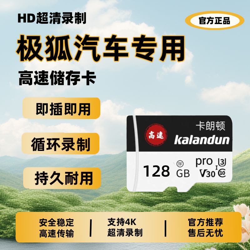 极狐汽车记录仪内存卡阿尔法S5/S6/S/T问道V9专用哨兵模式储存sd