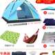 帐篷户外便携式 折叠加厚防雨防晒野外露营天幕帐篷一室超大自动