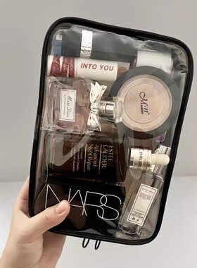 程十安推荐透明防水旅行化妆包化妆袋女便携收纳外出大容量户外袋