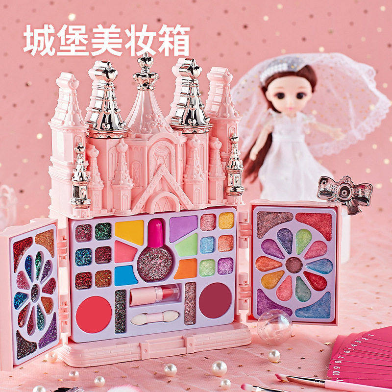 儿童化妆品彩妆礼盒3-6岁过家家正品玩具专用全正品套装指甲油056