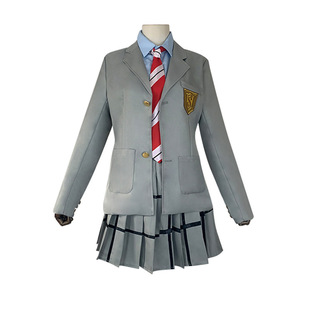 四月是你的谎言cos服装有马公生墨谷中学宫园熏校服cosplay万圣节