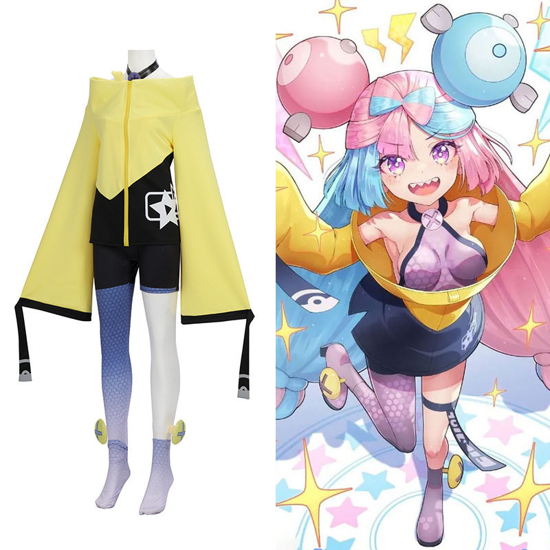 宝可梦cos朱紫cos服道馆馆长电电直播主奇树cosplay服装表演服