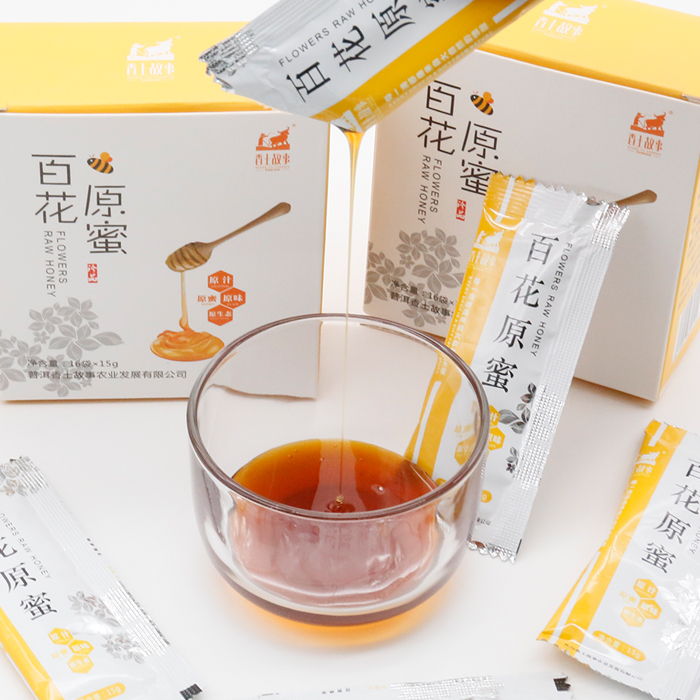 香土故事蜂蜜小包装百花原味蜂蜜条深山野蜜木桶蜂蜜便携蜂蜜
