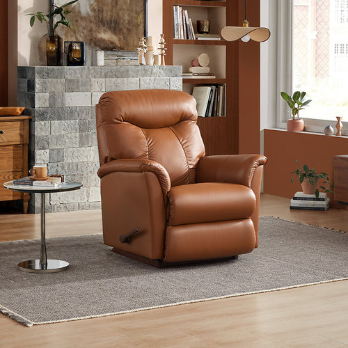 LAZBOY乐至宝真皮沙发进口功能单人客厅可躺懒人沙发726B巴比伦