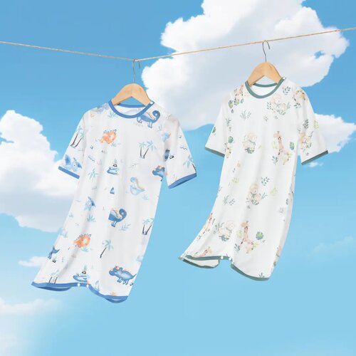 夏季竹棉薄款婴儿防踢睡袋